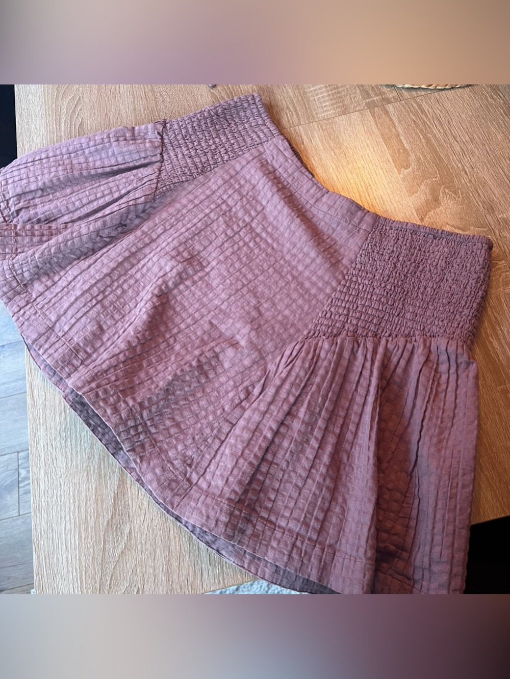 Free People Drew Pucker Check Skirt Set - Picture 6 of 8